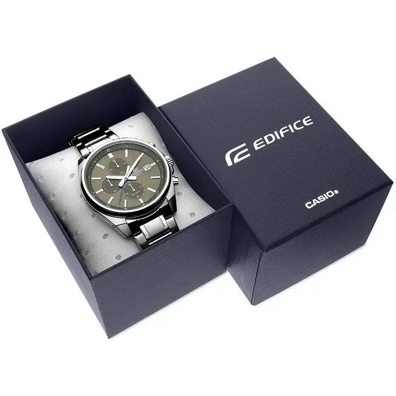 Casio Edifice Brownish Grey Dial Men's Watch | EFV-610D-5CV